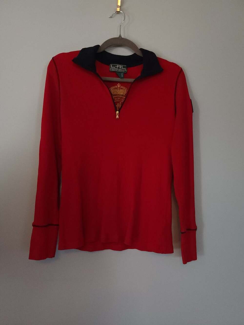​Preppystyle Athleisure Ralph Lauren Active L-RL Red Sweater